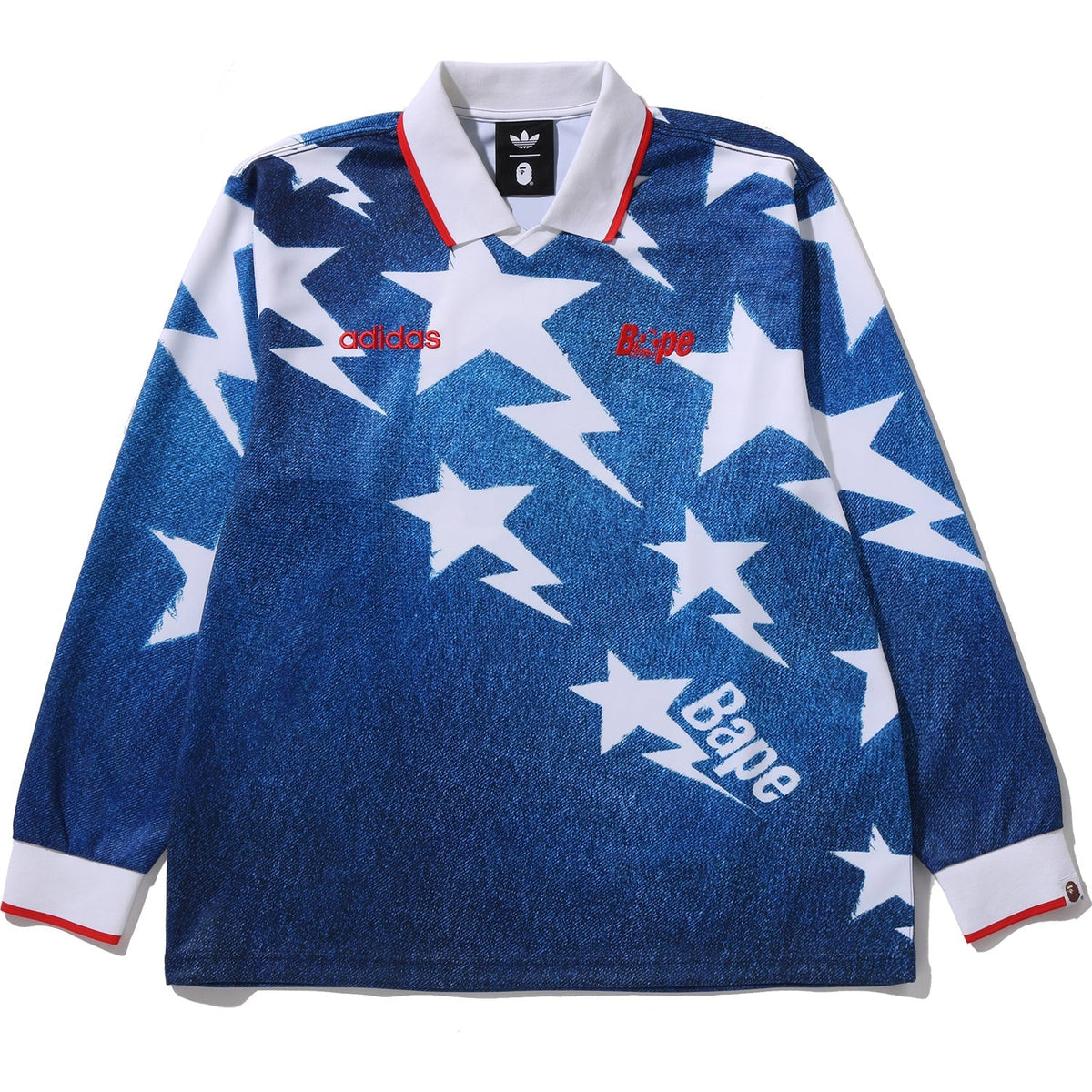 BAPE X ADIDAS LS STA JERSEY MENS