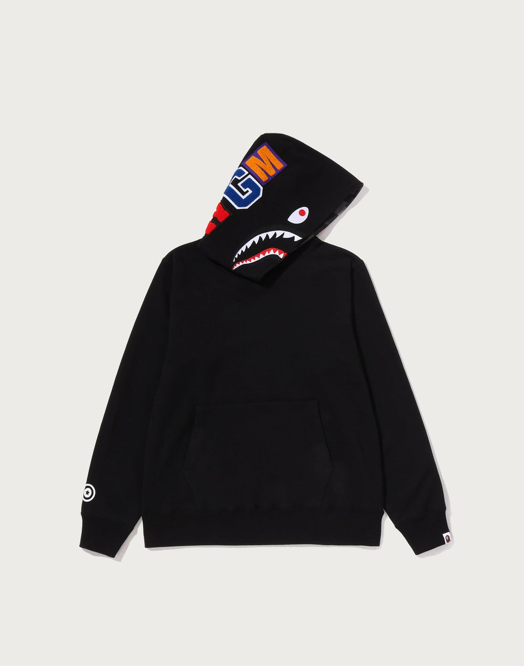 COLOR CAMO SHARK PULLOVER HOODIE MENS