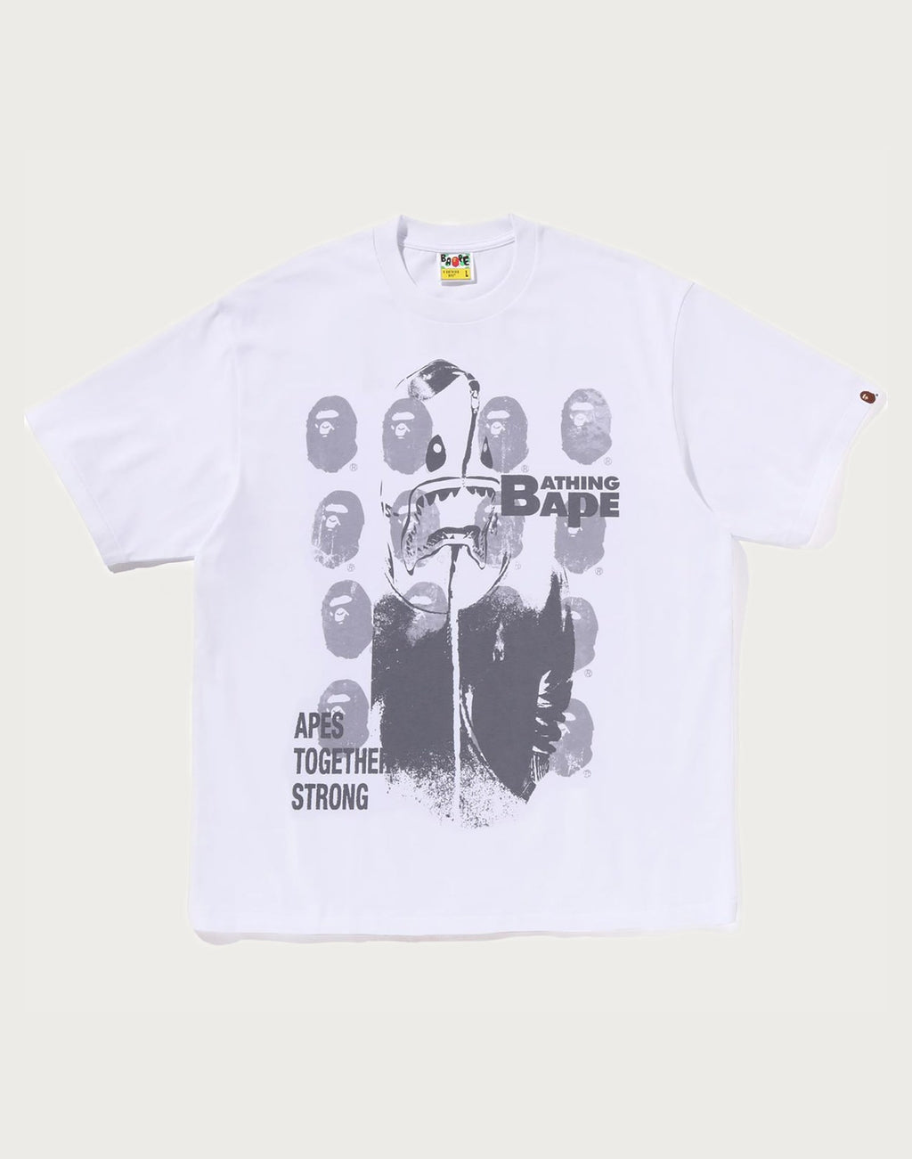 SPRAY PRINT MULTI LOGO RELAXED FIT TEE MENS