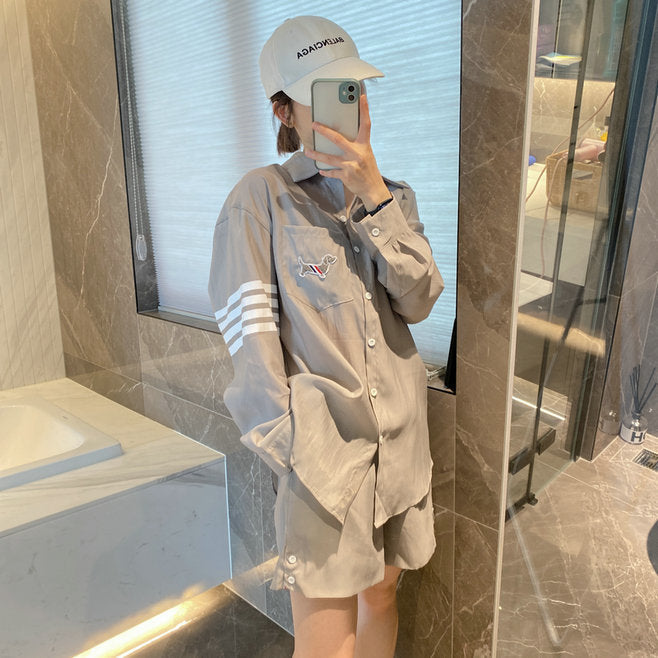 Thom Browne Star Dog Sun Protection Set - Women's Summer UV Jacket