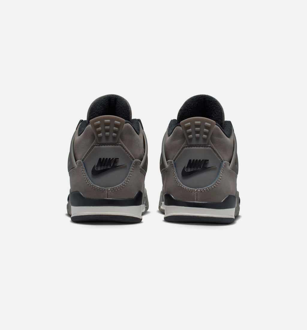 Air Jordan 4 Retro Cave Stone And Black Preschool Shoes - Cave Stone Black Moon Particle