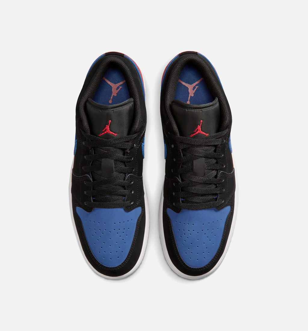 Air Jordan 1 Low – Men's Lifestyle Shoe in Black/Summit White/True Blue/Varsity Red