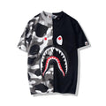 Bathing Ape T-Shirt Summer Camouflage Color Matching Short Sleeve T-shirt