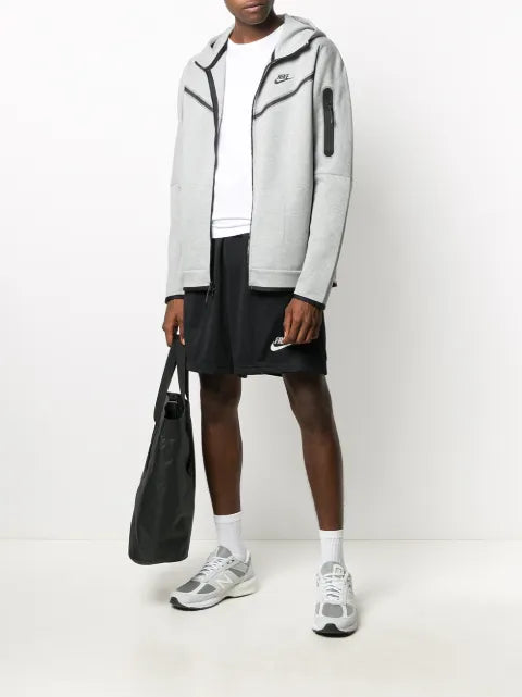Nike logo-print zip-up hoodie