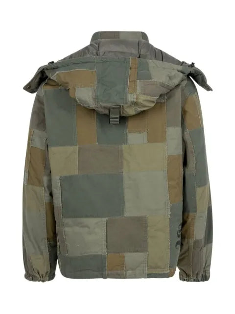 Supreme x Junya Watanabe patchwork hooded jacket