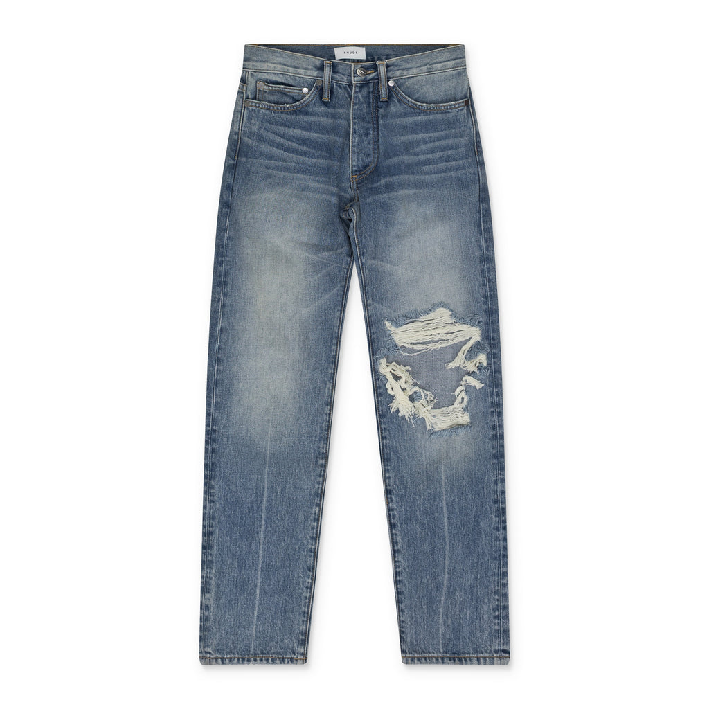 Indigo Denim Straight Fit Jeans
