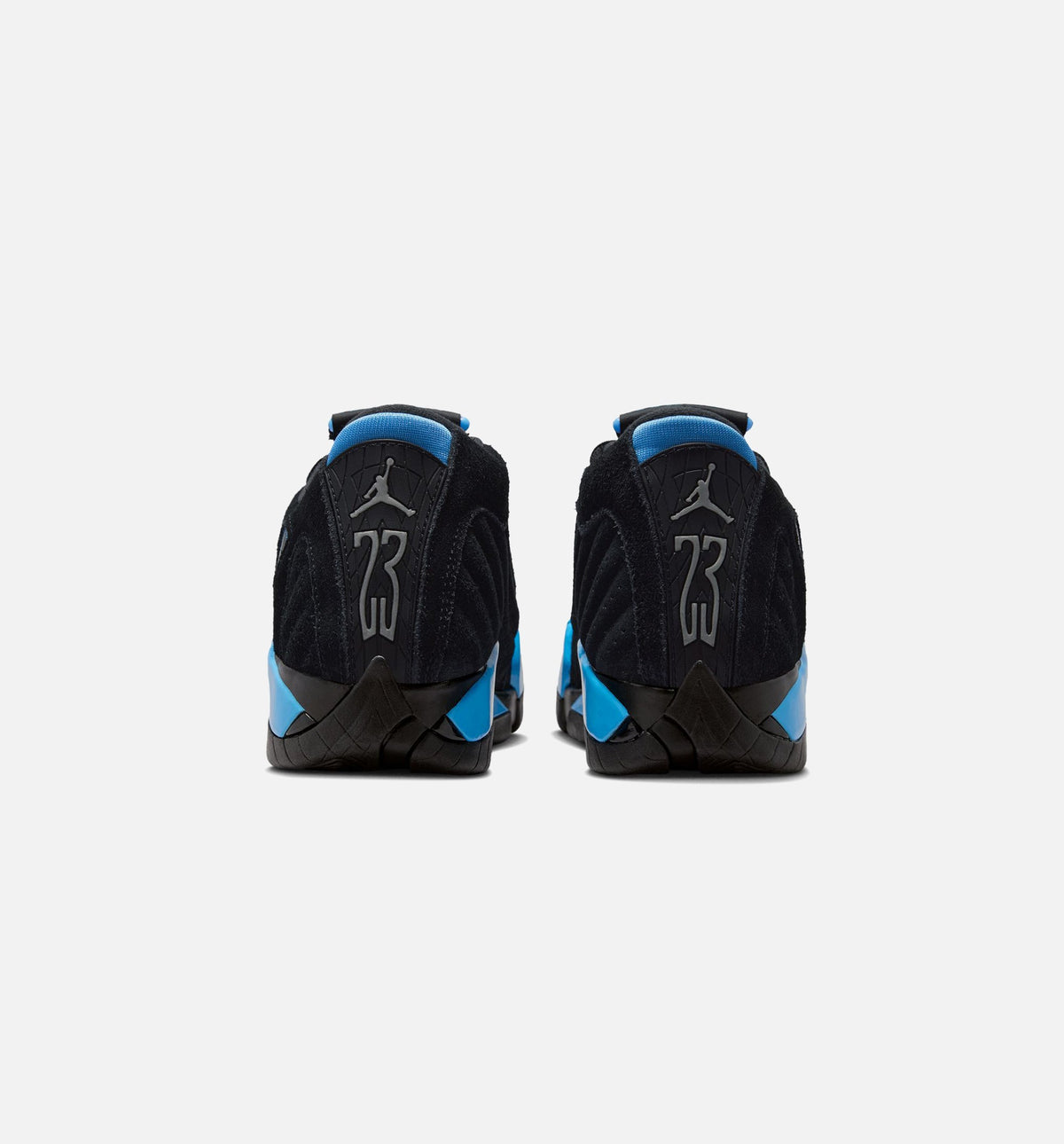 Air Jordan 14 Retro Grade School Lifestyle Shoe - Black/White/University Blue