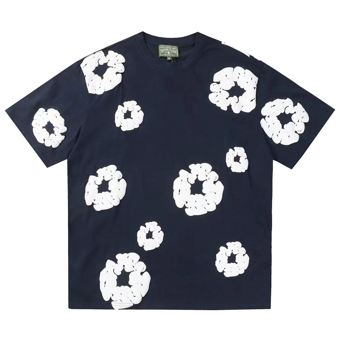 Denim Tears Men's Dark Blue T-shirt