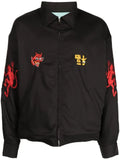 SAINT MXXXXXX graphic-embroidered shirt jacket