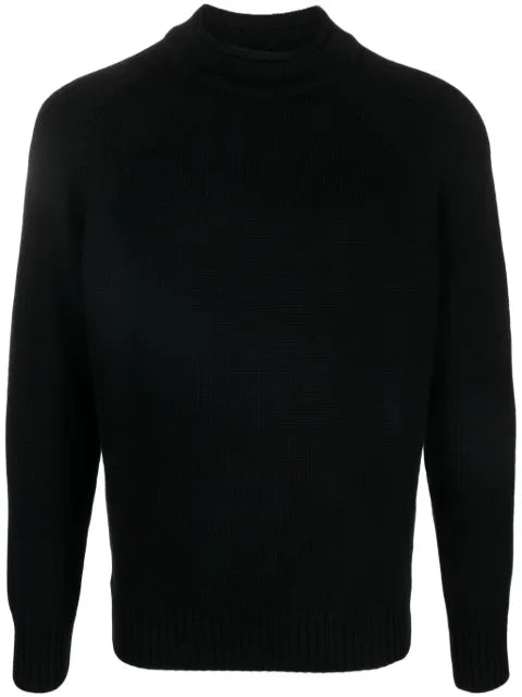 Zanone mock-neck fine-knit jumper