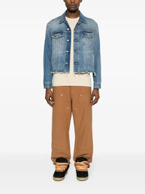 MM6 Maison Margiela raw-cut denim jacket