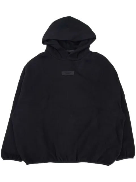 FEAR OF GOD ESSENTIALS front logo patch panelled hoodie