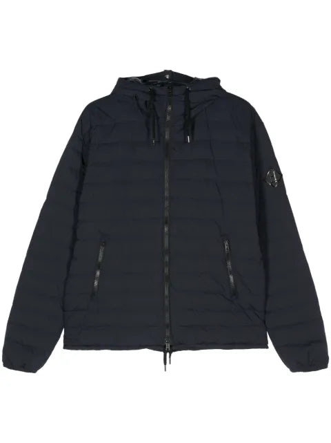 Herno lined hooded jacket