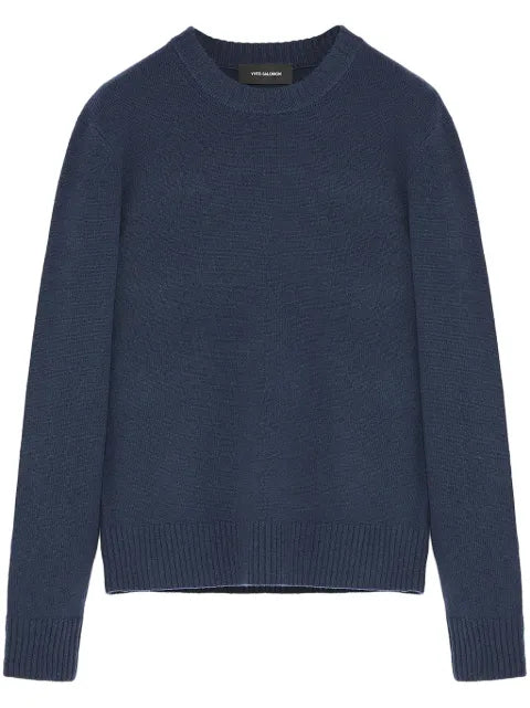 Yves Salomon crew neck knit jumper