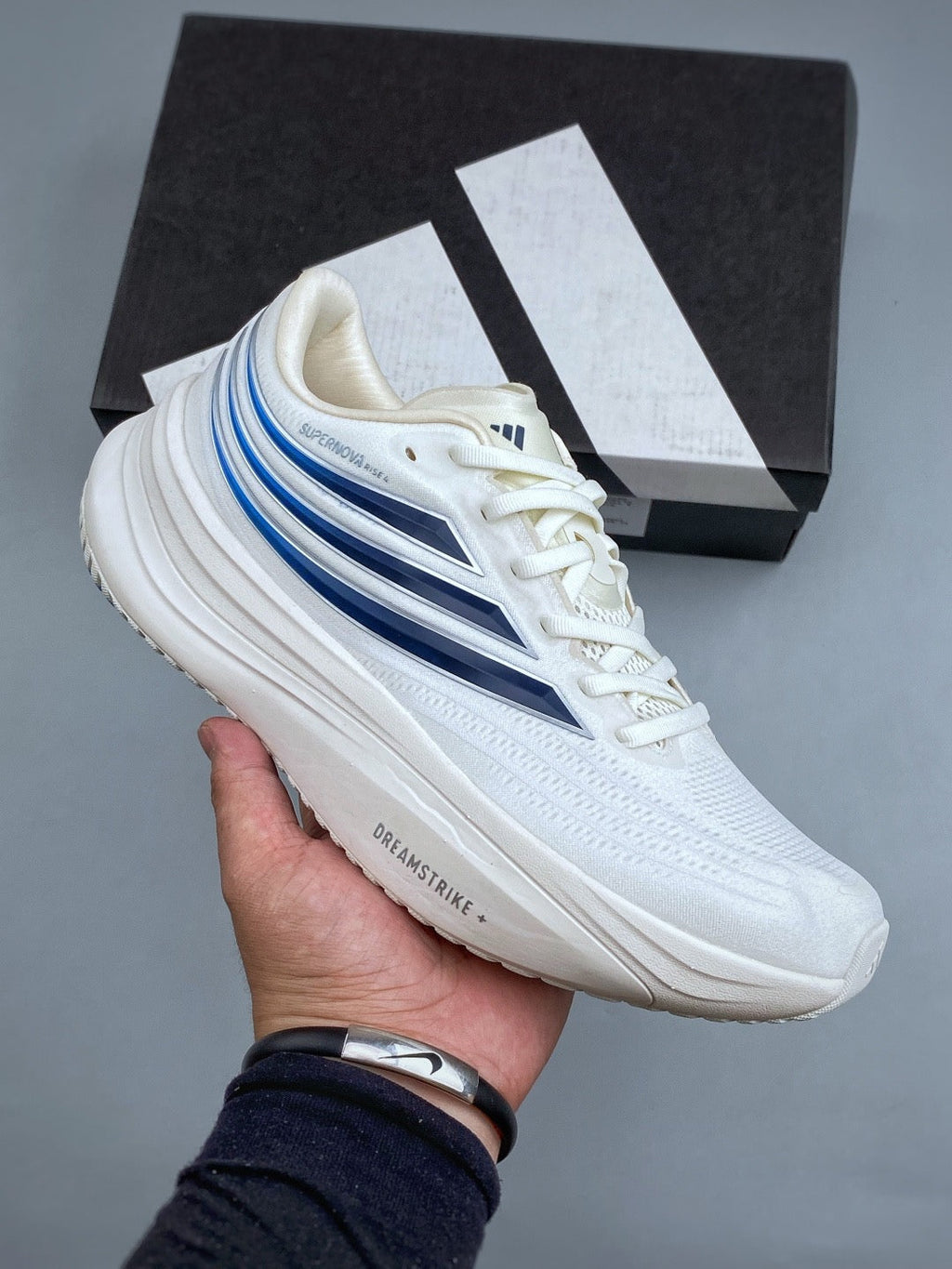 Adidas FF8801550 Men's Running Shoes5 - 4 Colorways incl. White/Light Blue & Black/Orange