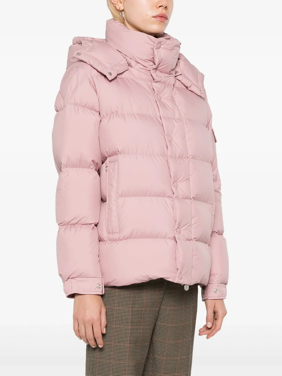 Moncler Maya 70 Short Down Jacket in Pink