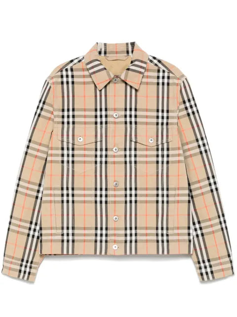 Burberry checked jacket