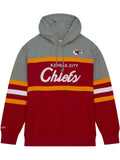 Mitchell & Ness NFL Head Coach Chiefs "Grey/Red" hoodie