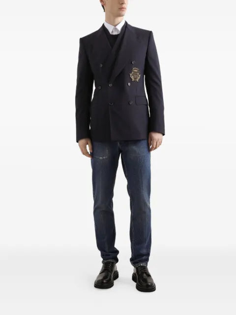 Dolce & Gabbana round-neck cashmere sweater