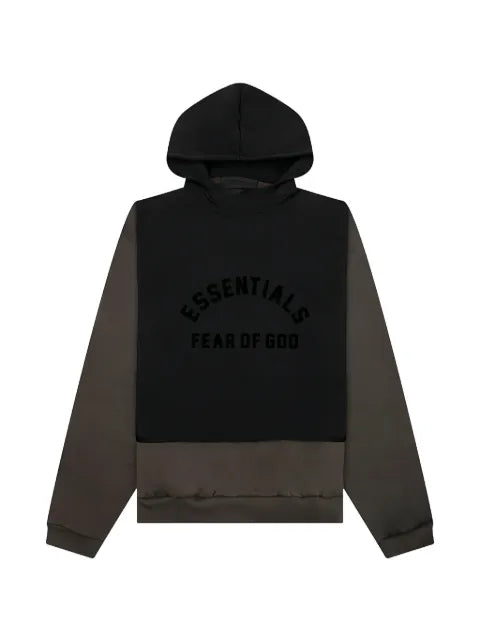 FEAR OF GOD ESSENTIALS hooded colour-block shirt