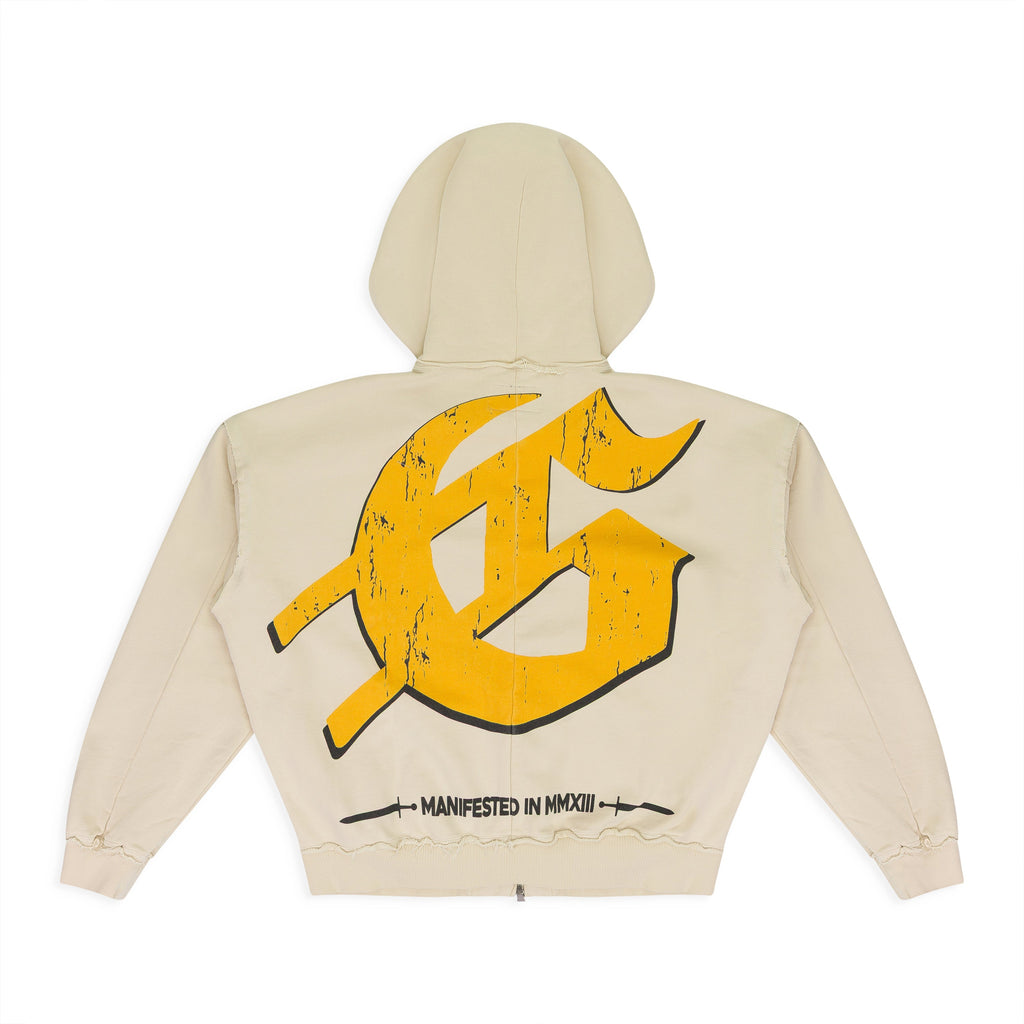 OFF-WHITE CHROME LIBERTY ZIP V2 SWEATSHIRT