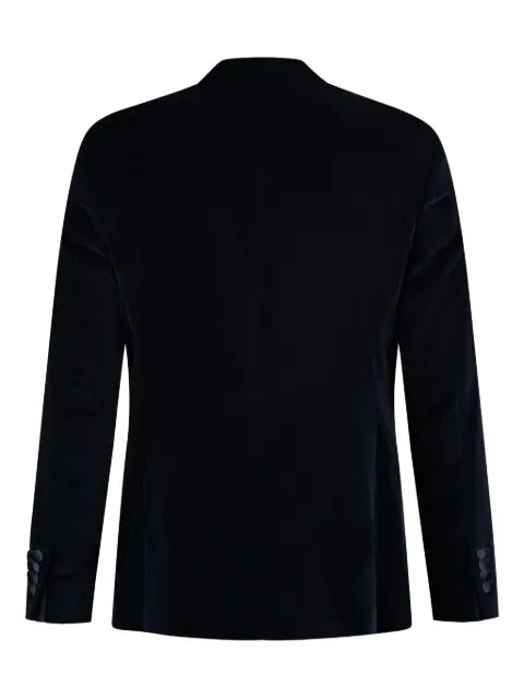 Hackett London satin-trim blazer