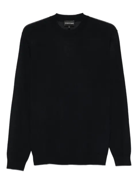 Emporio Armani crew-neck wool sweater