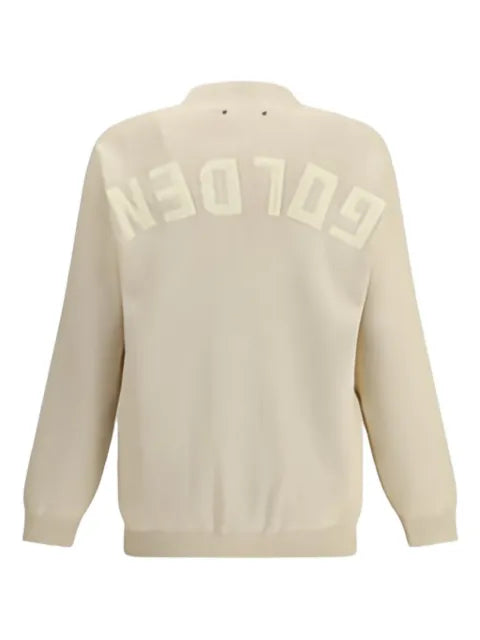 Golden Goose cardigan with lettering on the back
