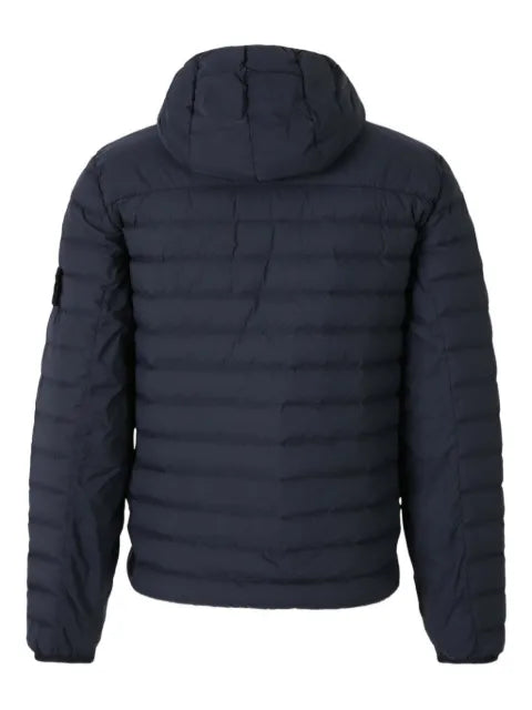 Stone Island quilted jacket with logo patch