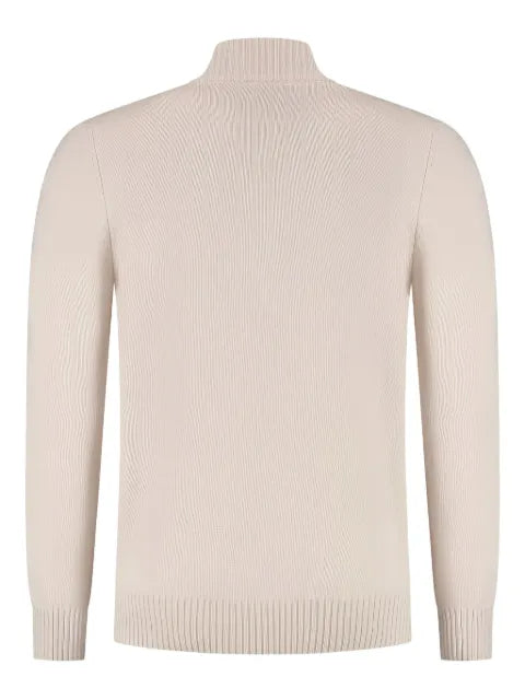 Gran Sasso high-neck half-zip sweater