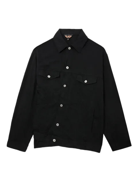 Black Comme Des Garçons buttoned pocket overshirt