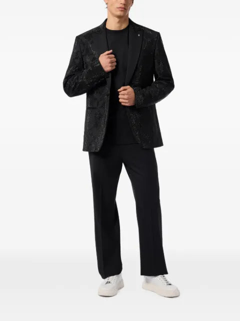 Billionaire Brocade strass blazer