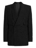 Dolce & Gabbana Double-breasted embellished-stripe blazer