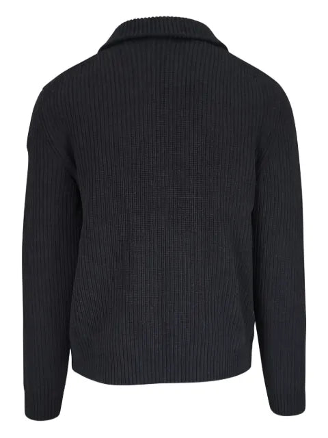 Moncler padded wool zip-up jacket