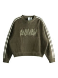 adidas stripe-sleeve sweater