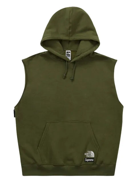 Supreme x The North Face hand-warmer pouch hoodie