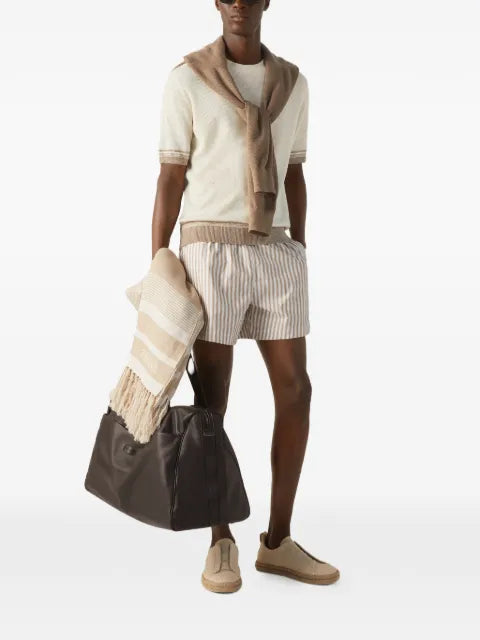 Zegna silk linen crew-neck sweater