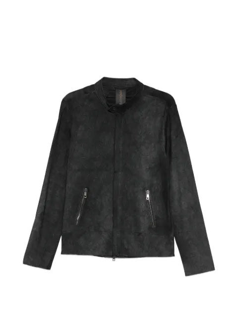 Giorgio Brato leather jacket with zip fastening