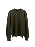 Moncler logo patch cotton sweater