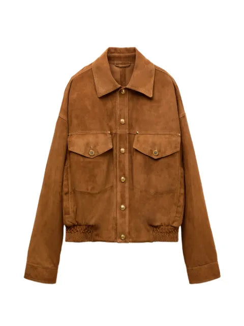 Versace Medusa suede jacket