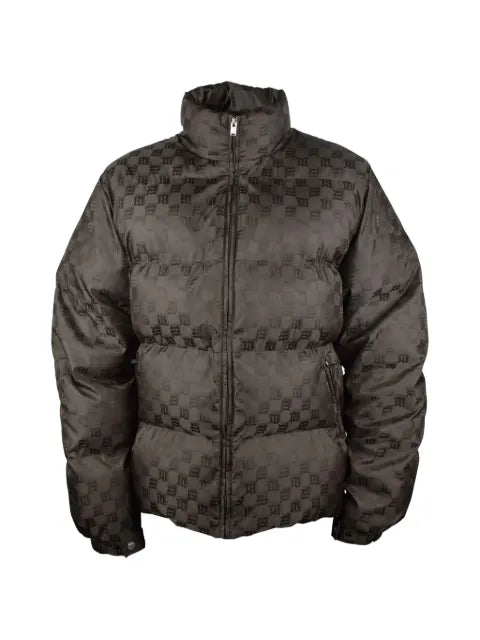 MISBHV monogram-pattern quilted down jacket