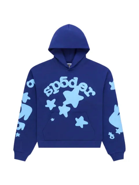 SP5DER Beluga graphic-print hoodie