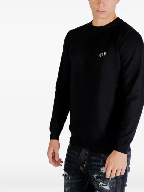 ICON BRAND logo-embroidered sweatshirt