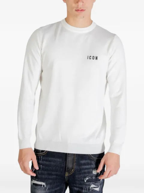ICON BRAND logo-print sweater