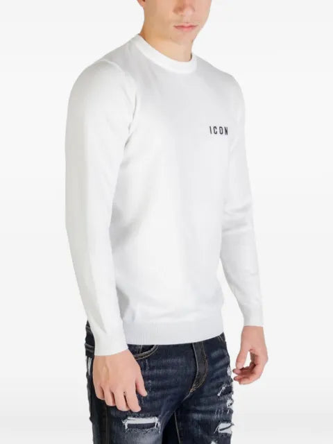 ICON BRAND logo-print sweater