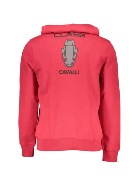 Cavalli Class logo-print drawstring hoodie