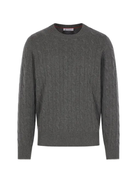 Brunello Cucinelli cable-knit cashmere sweater