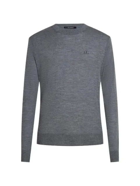 Karl Lagerfeld merino wool crew-neck sweater