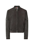 Thom Browne leather racer jacket