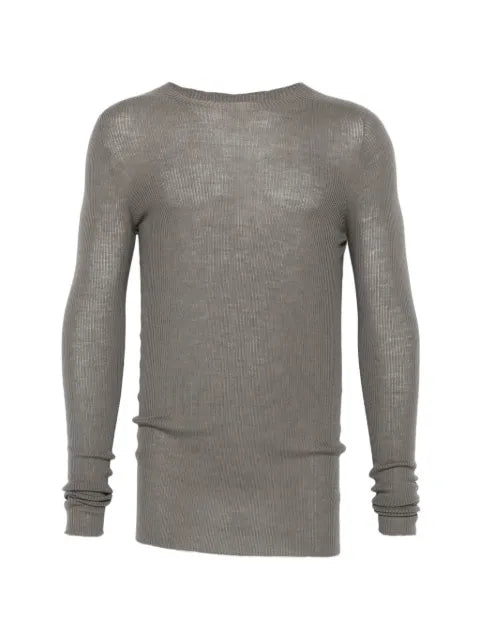 Rick Owens ribbed round-neck sweater